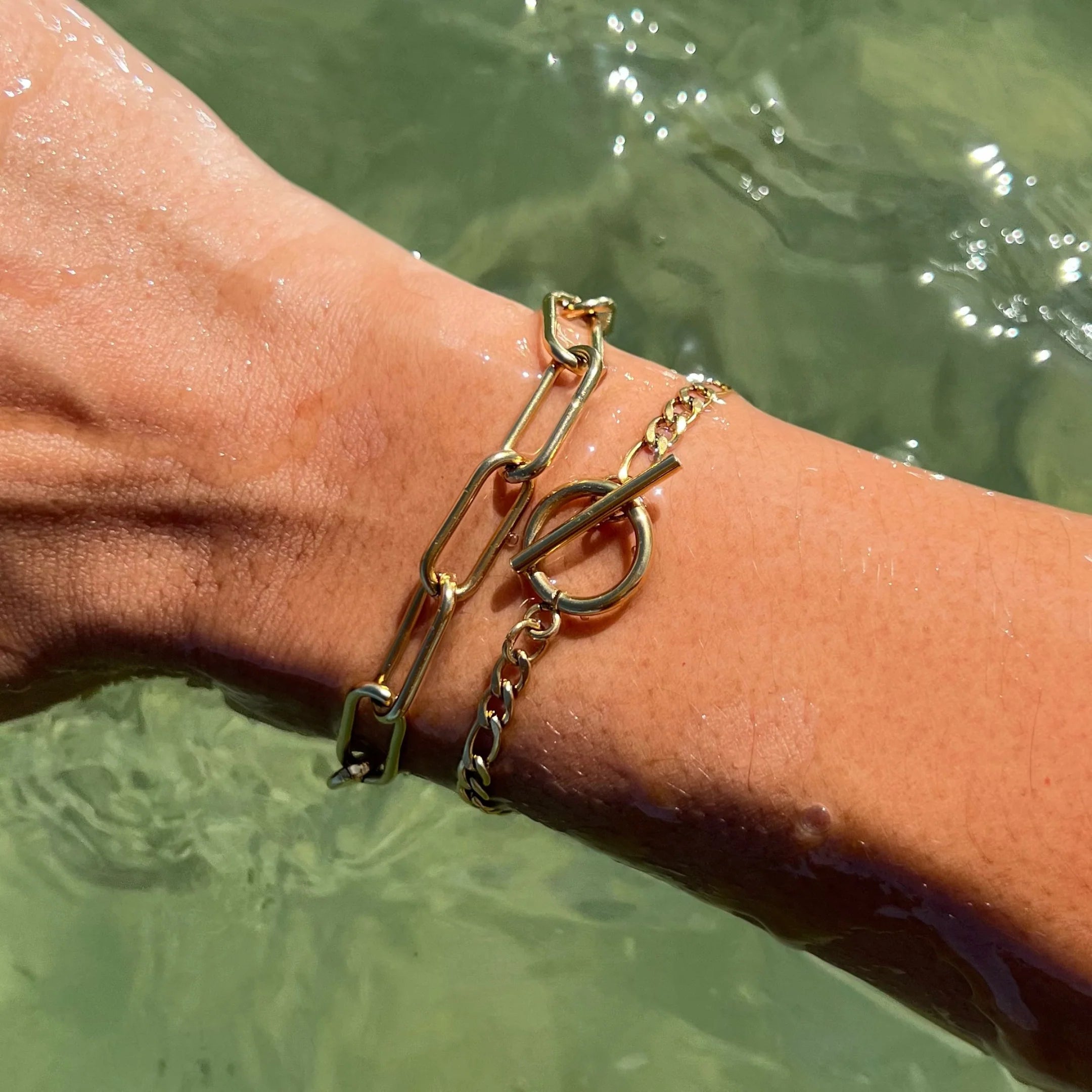 Carla Paper Clip Chain Bracelet