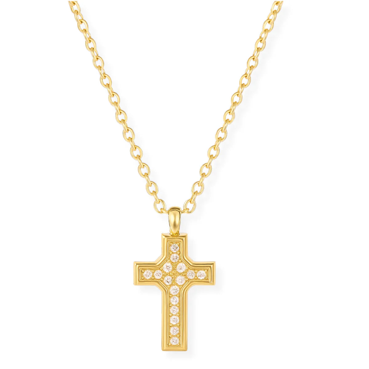 Wyatt Mini Cross Pendant Necklace