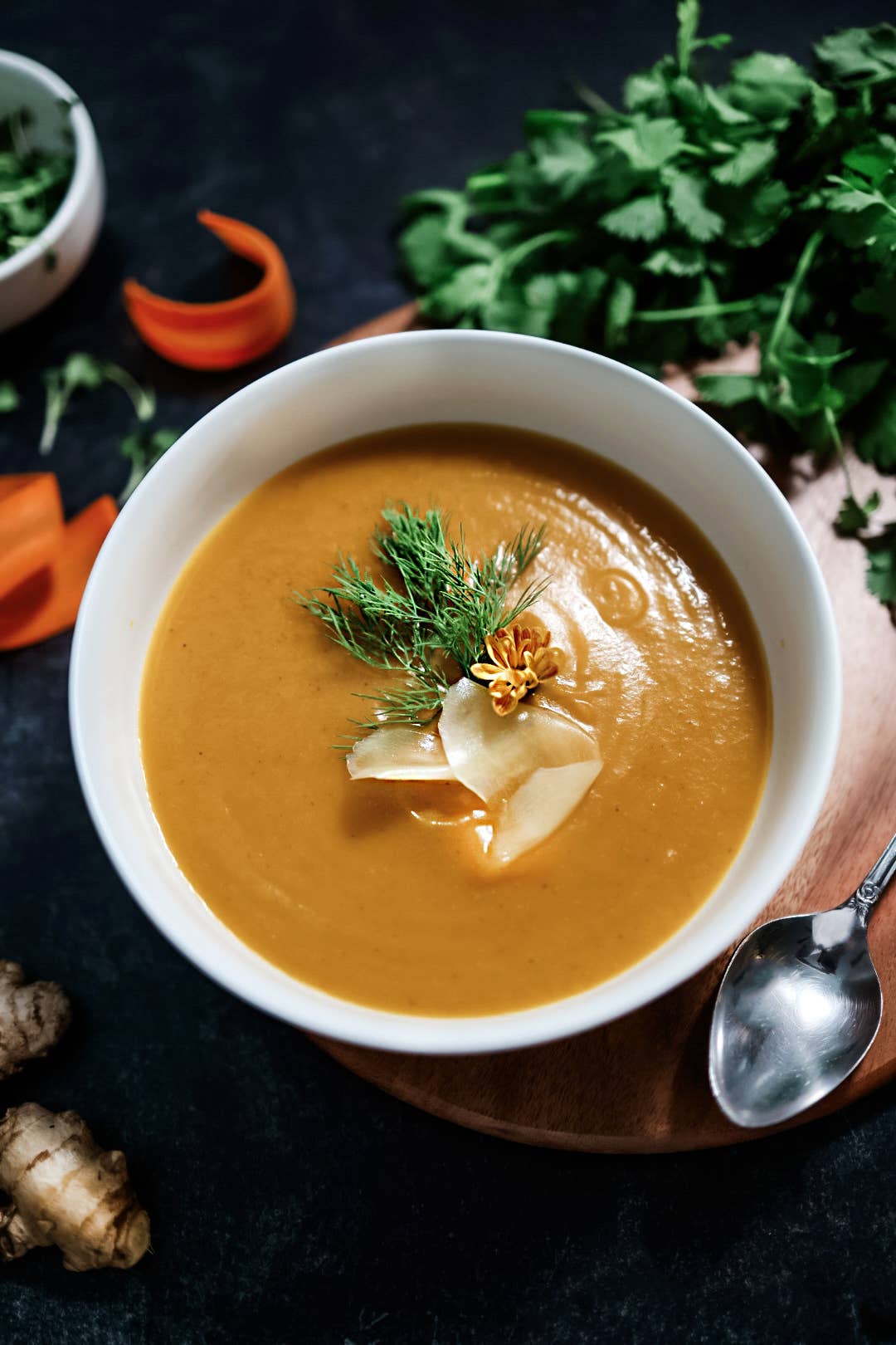 Carrot Ginger Dill Soup 32 oz - Plant Based & Gluten Free