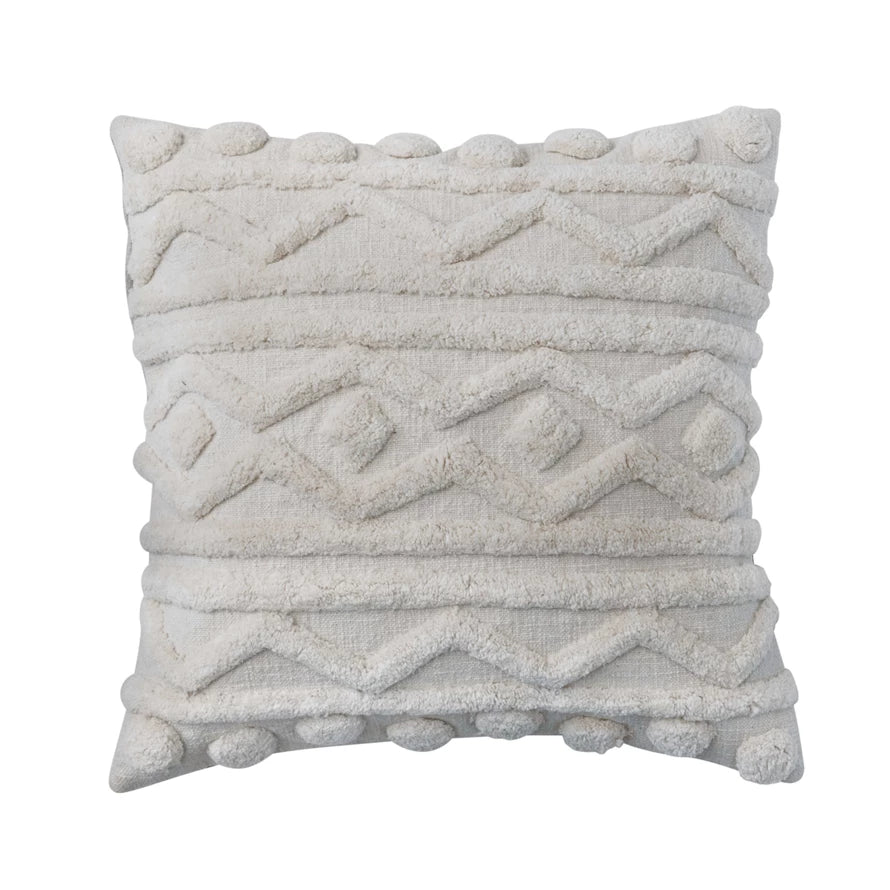 Cream Tufted Pillow