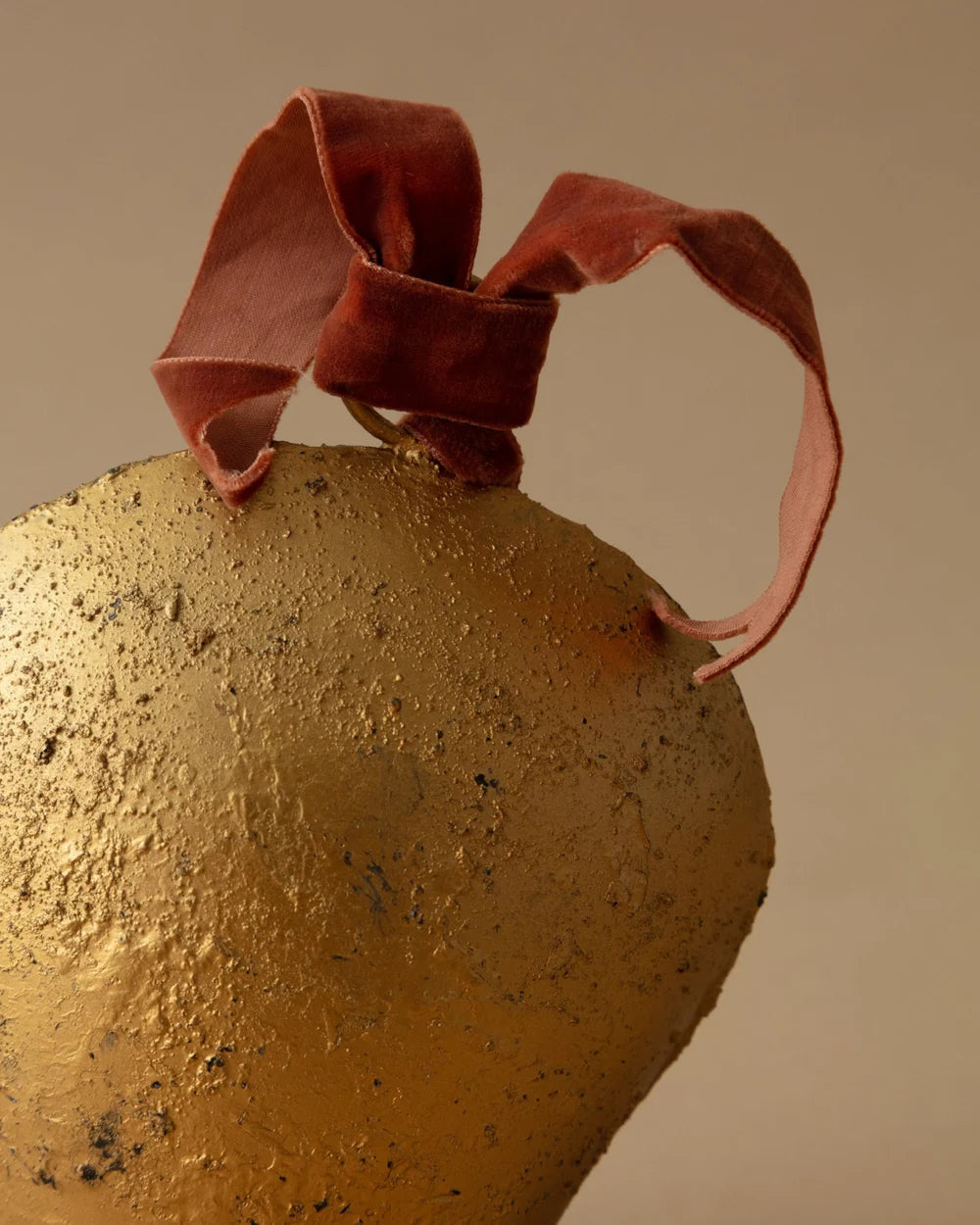 Antique Gold Metal Bell Ornaments