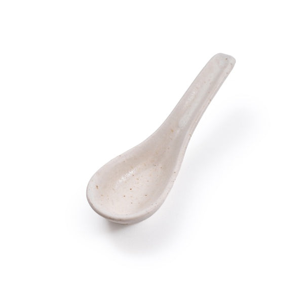 Speckled Ceramic Soup Spoon
