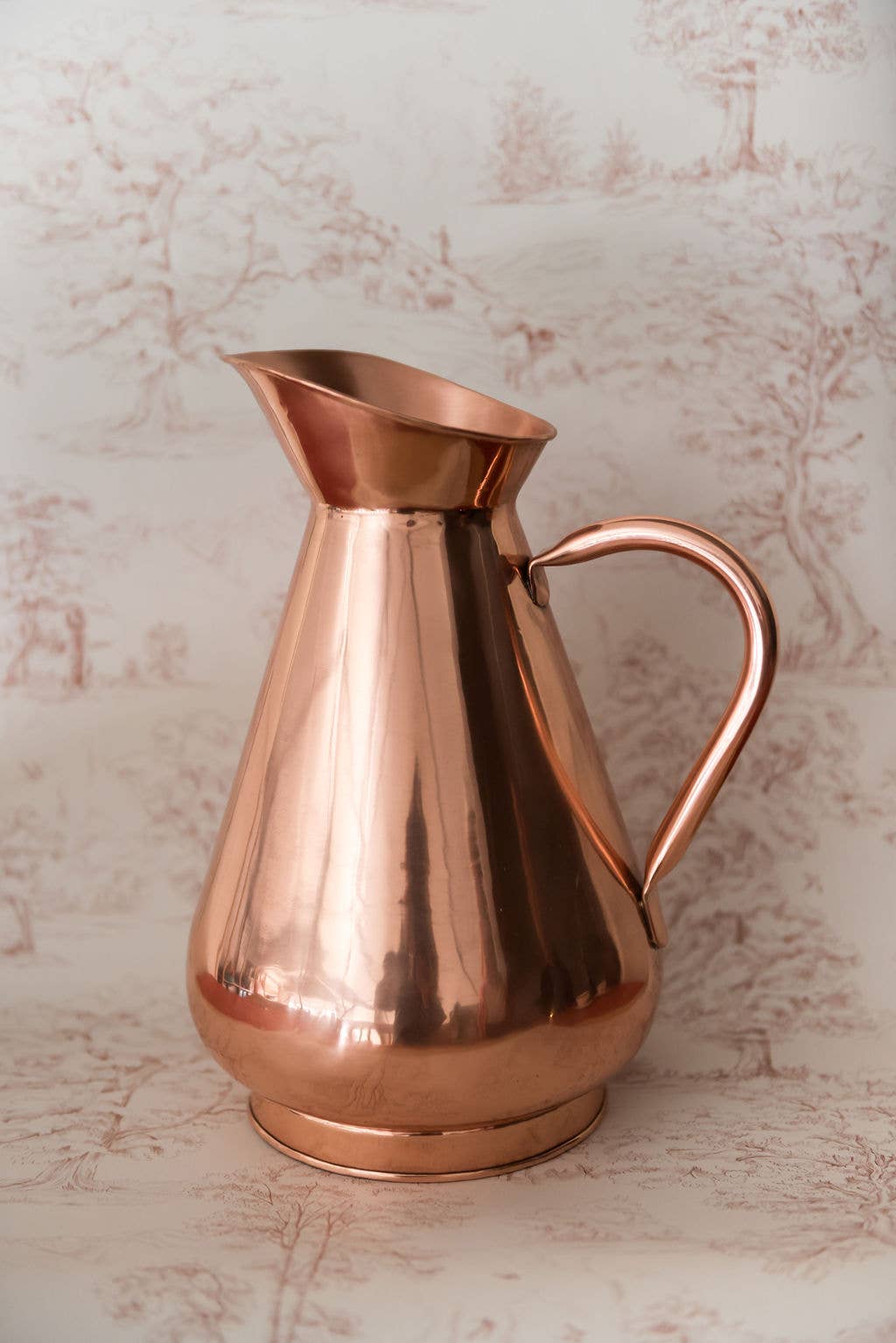Large Copper haystack Heirloom pitcher