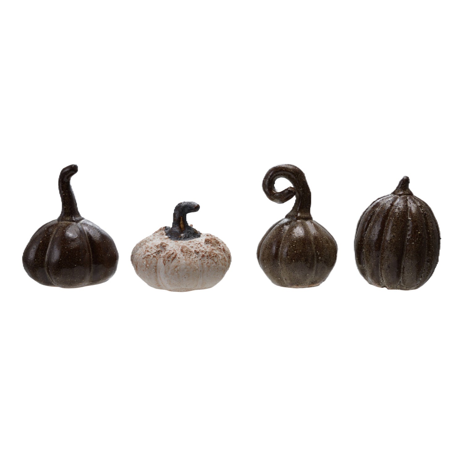Stoneware Pumpkin, Reactive Glaze, 4 Styles (Each One Will Vary)