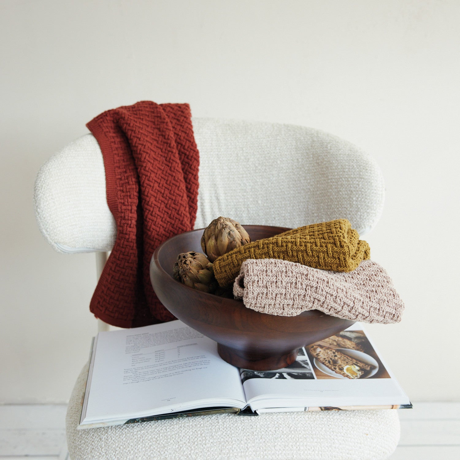Cotton Knit Towel