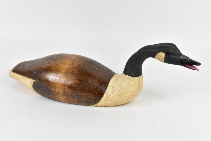 Signed Hissing Goose Decoy