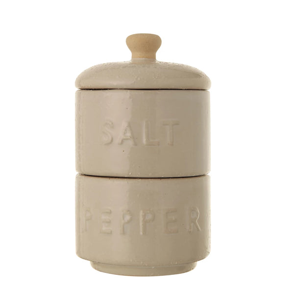 Salt & Pepper Pots+Lid