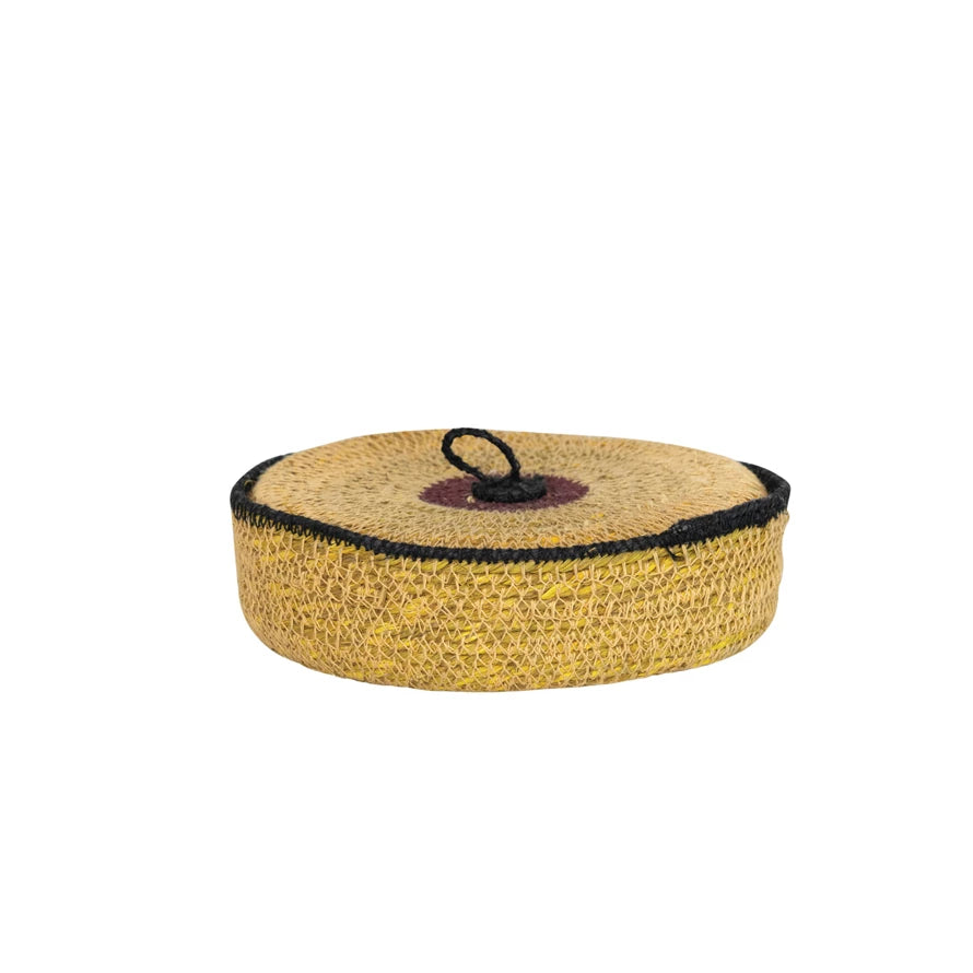 Hand-Woven Seagrass Nesting Basket
