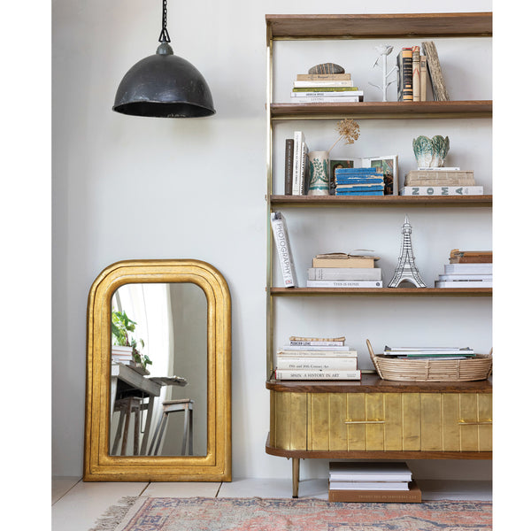 Arched Gold Mirror