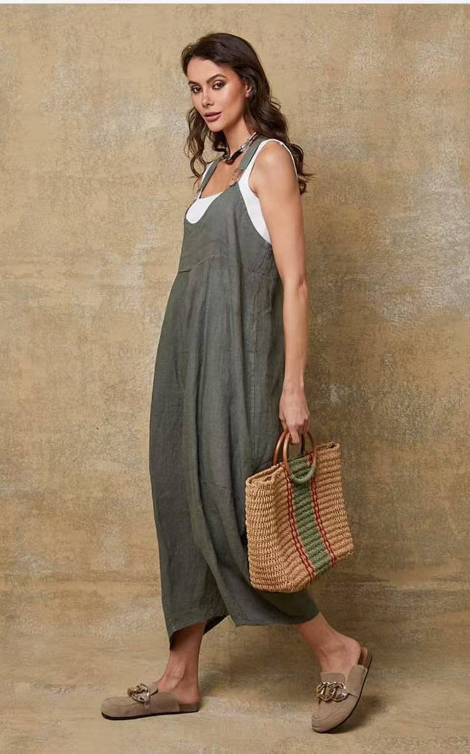 Provence Linen jumpsuit