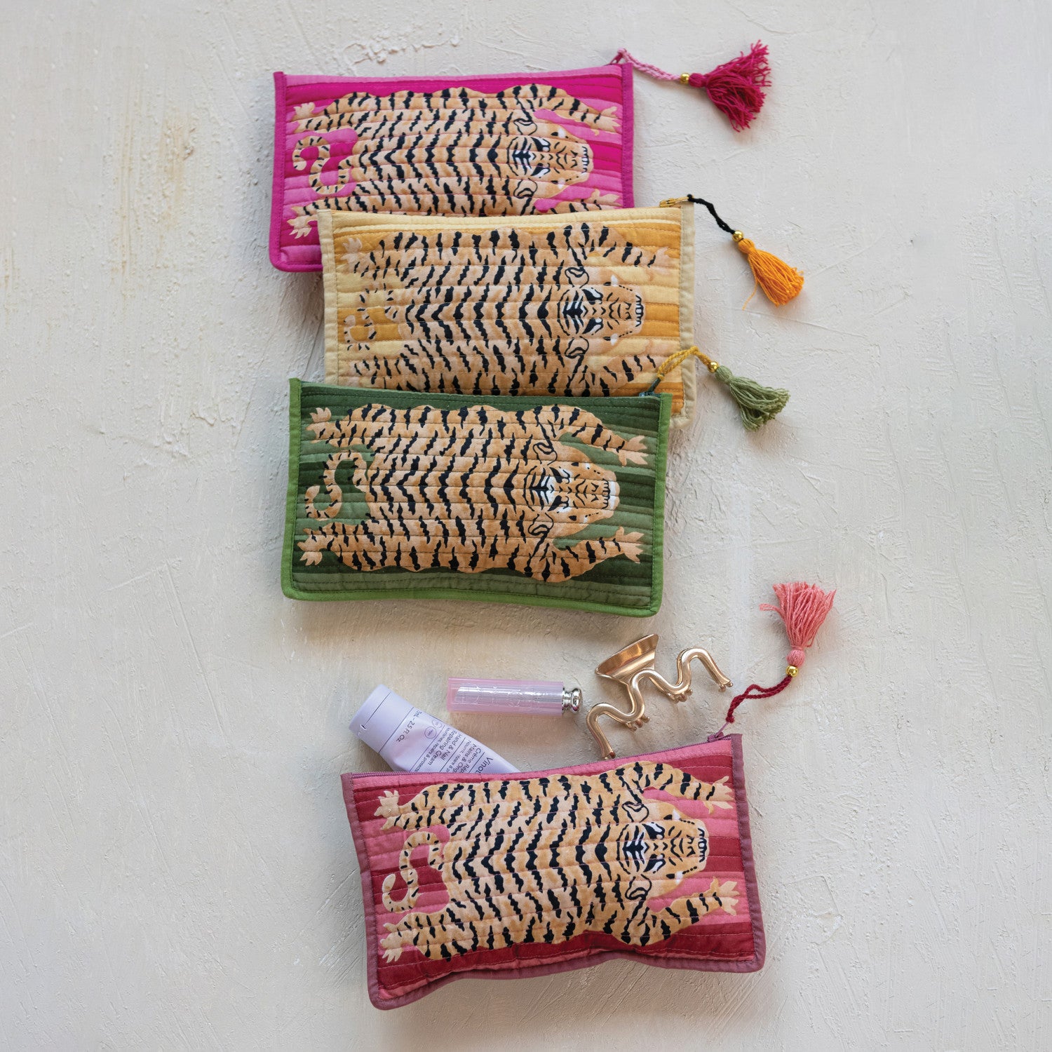 Cotton Voile Zip Pouch