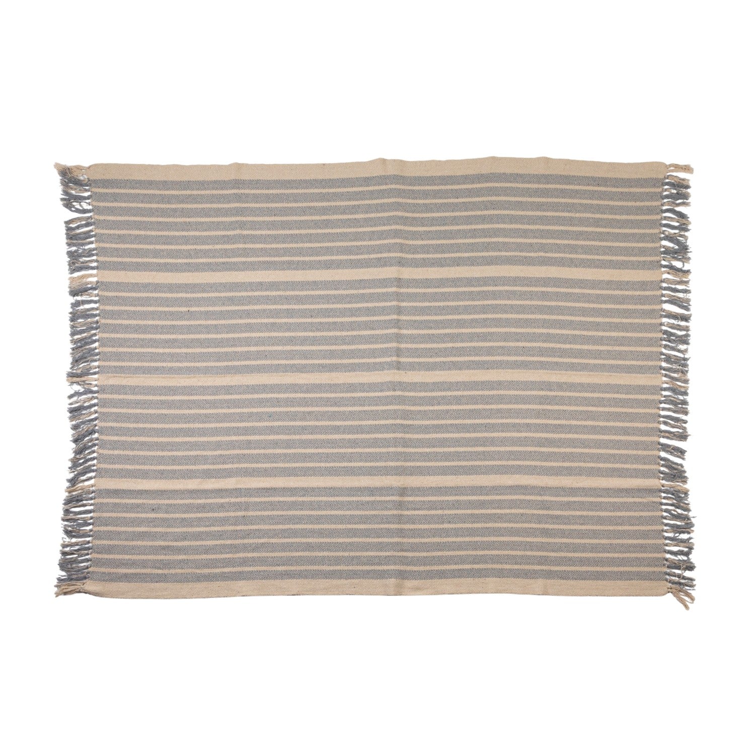 Woven Cotton Blend Throw