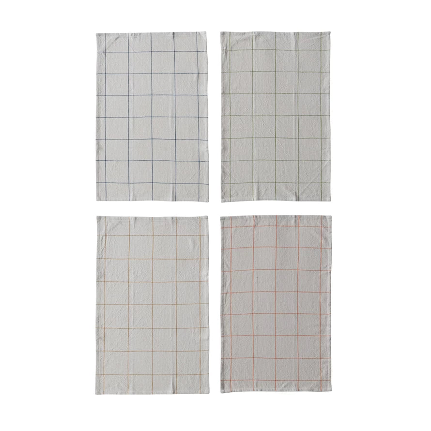 Grid Tea Towel