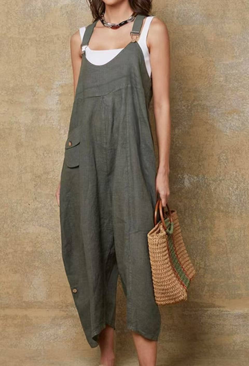 Provence Linen jumpsuit