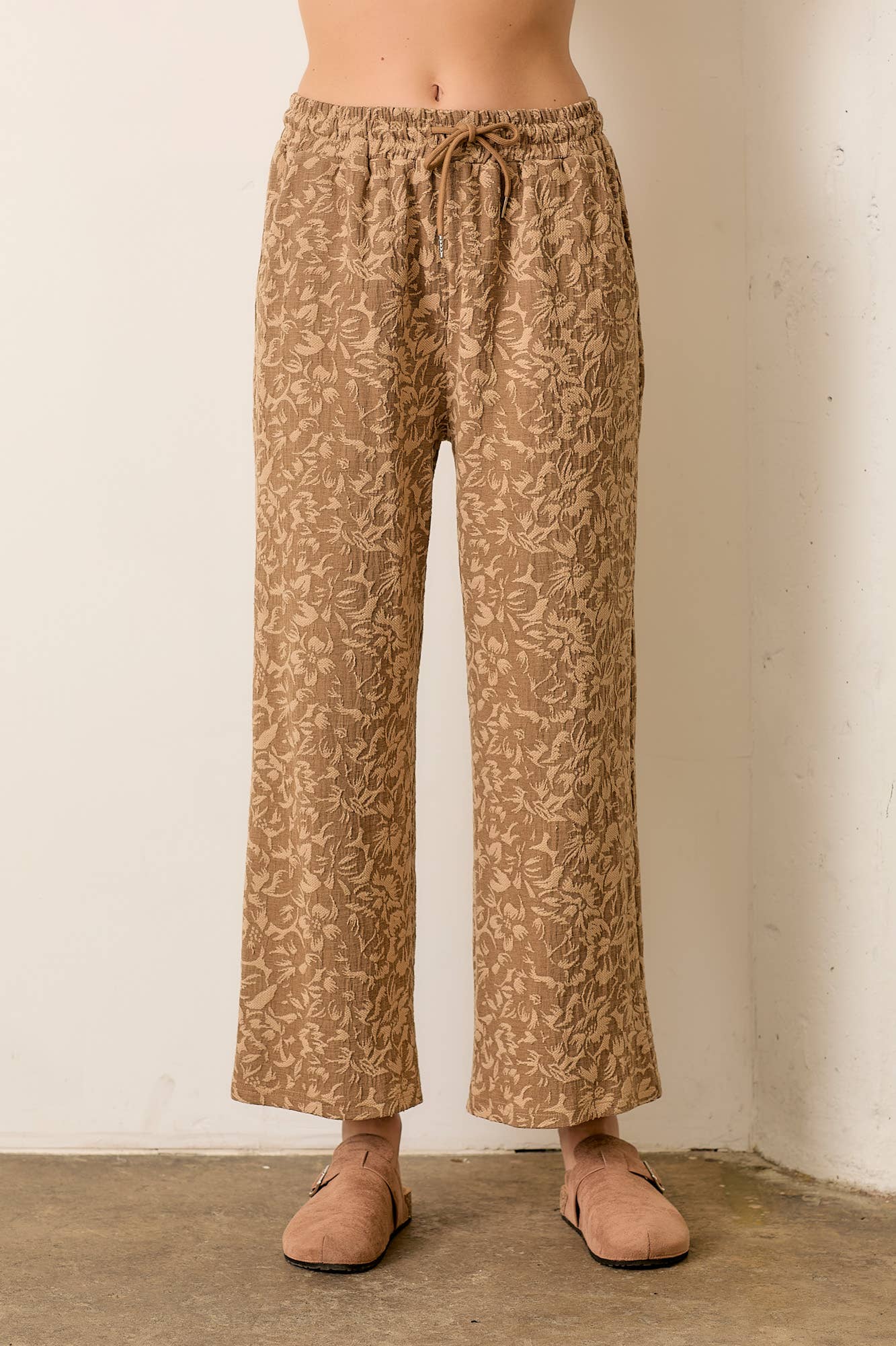 PRINTED DOUBLE KNIT PANT