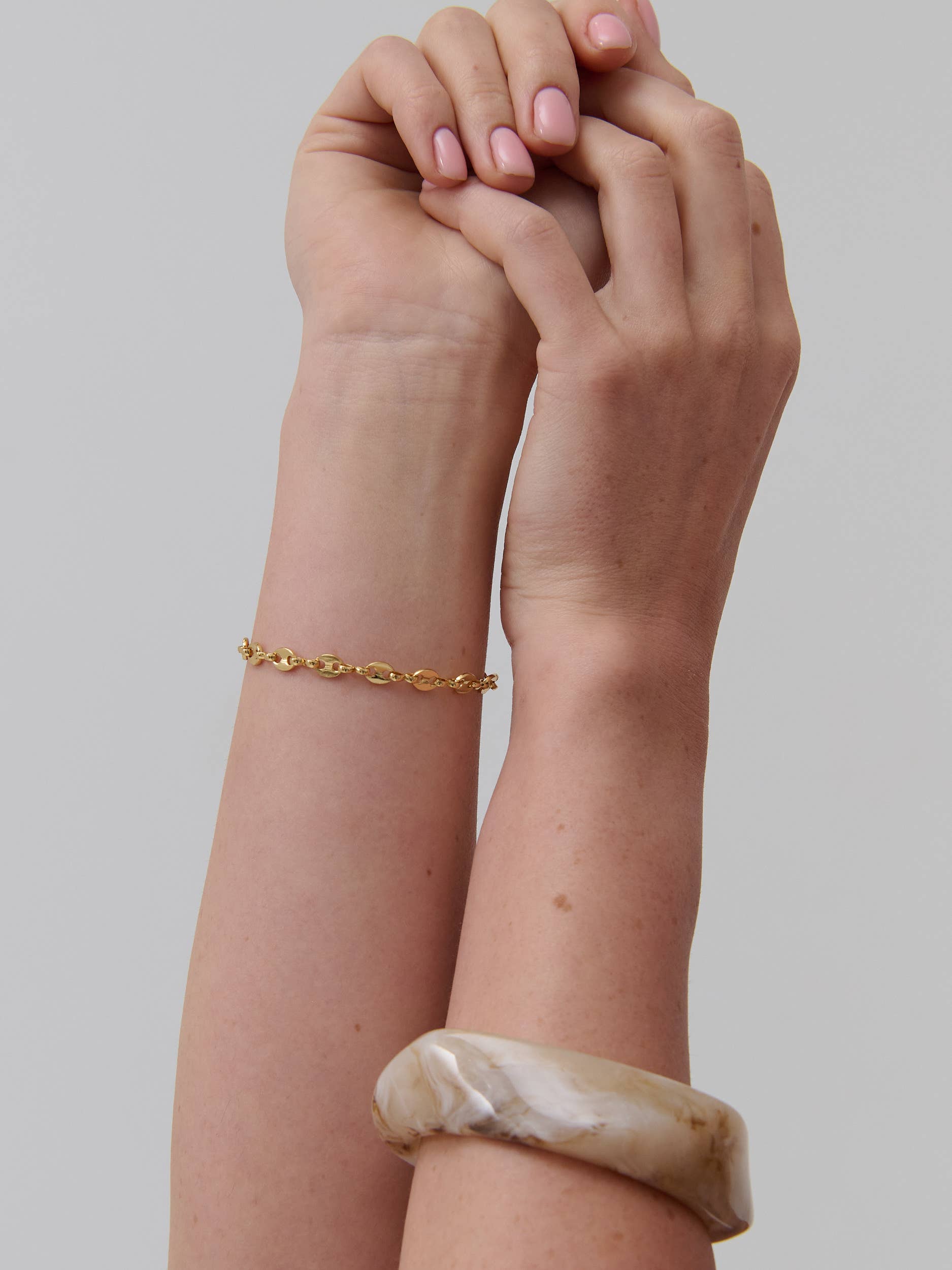 Angular Cuff Bangle in Multi