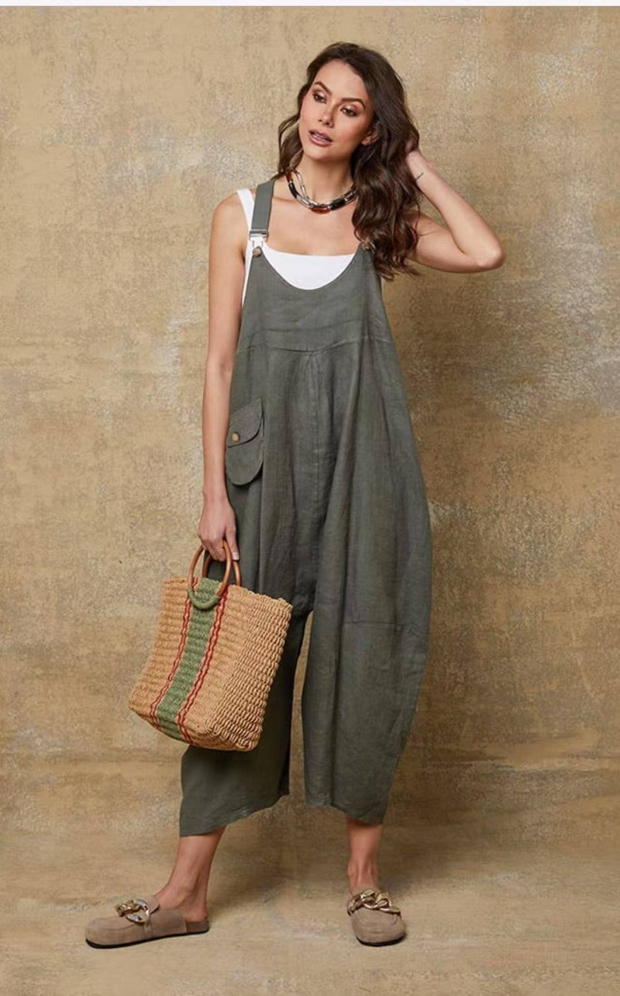 Provence Linen jumpsuit