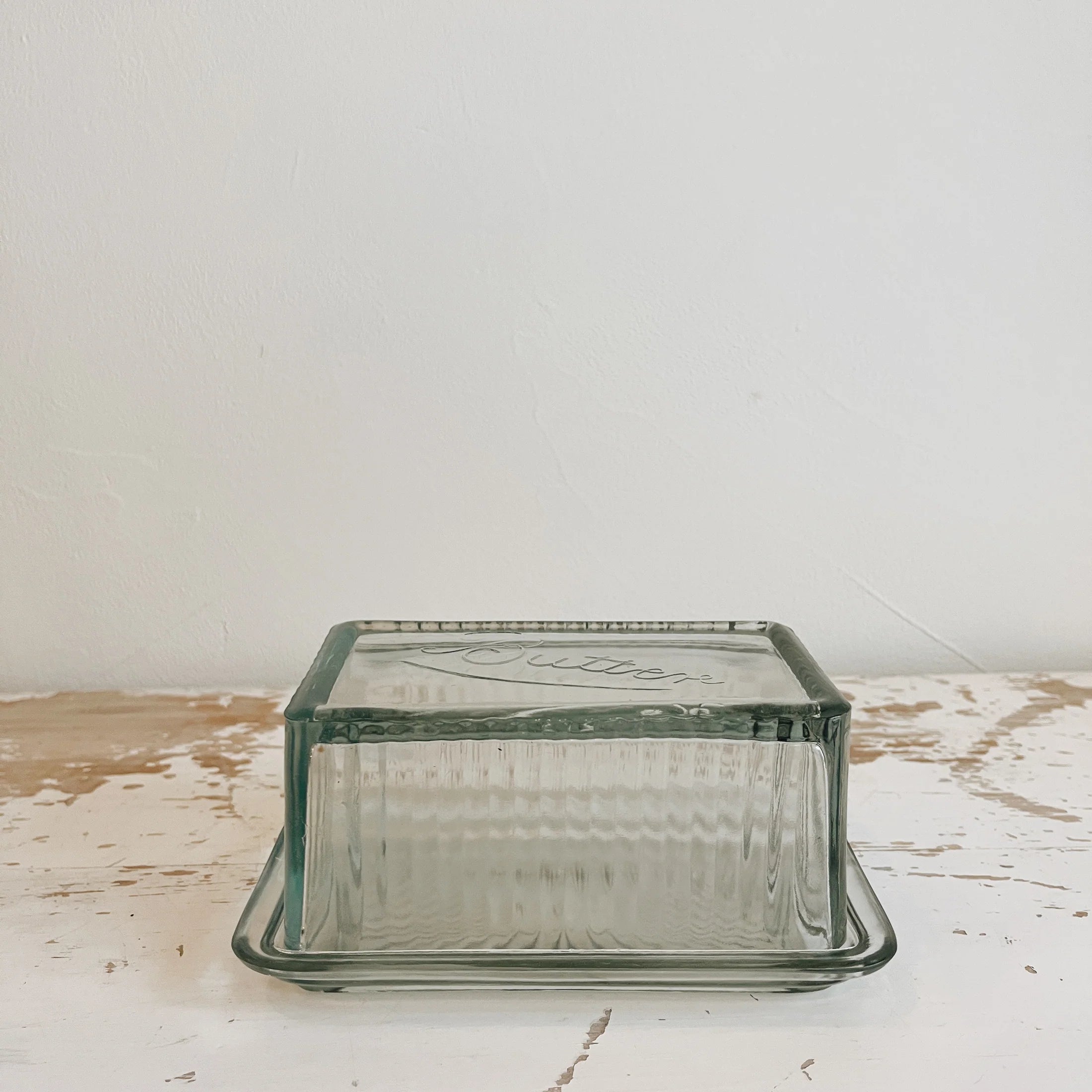 Glass Butter Dish