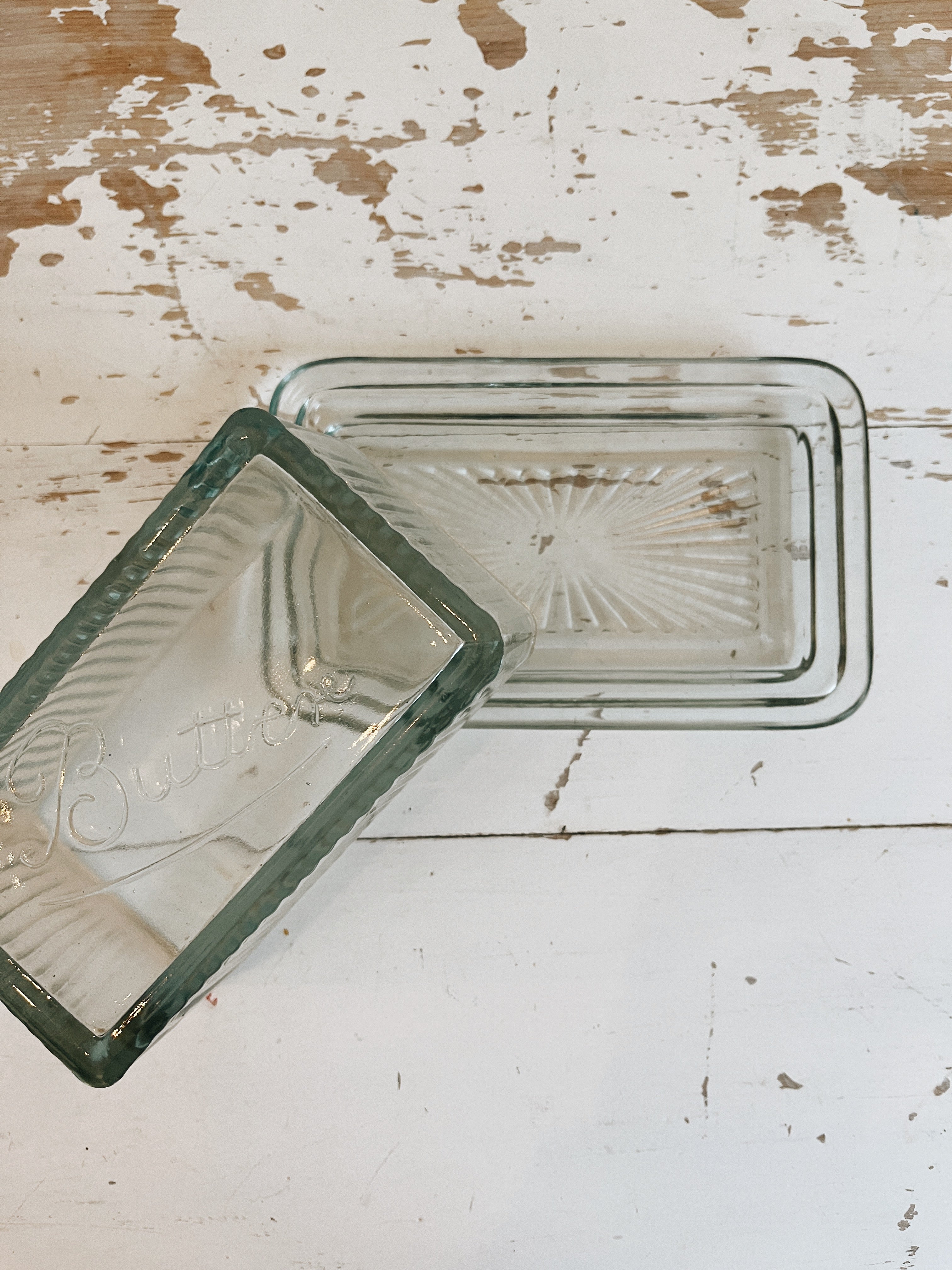 Glass Butter Dish