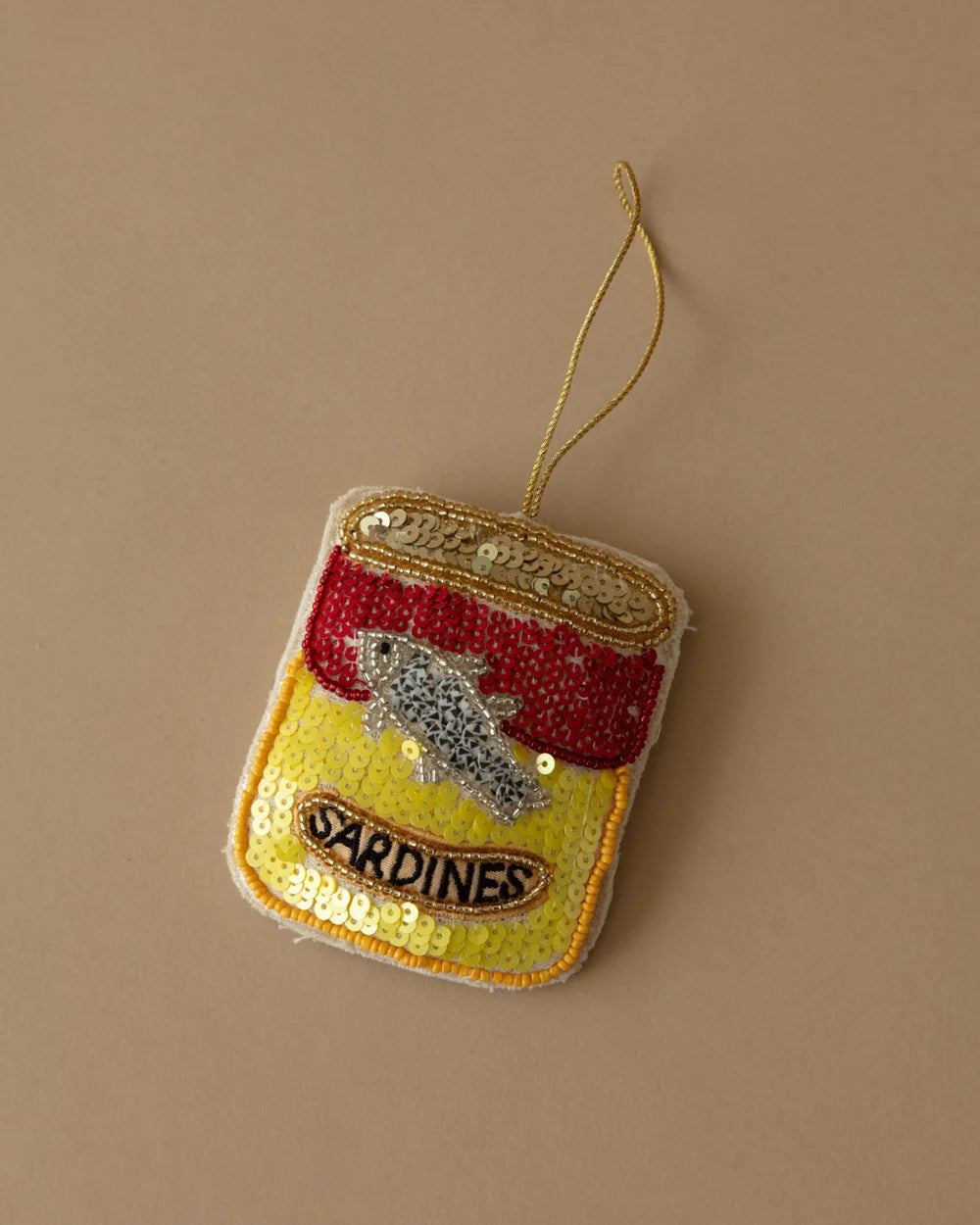 Beaded canned Ornament