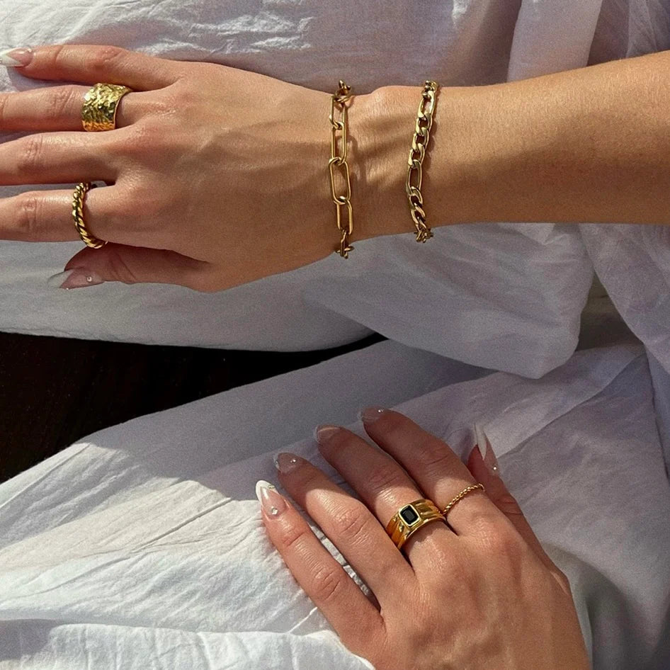 Carla Paper Clip Chain Bracelet