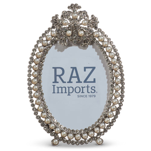 Round Pearl Picture Frame