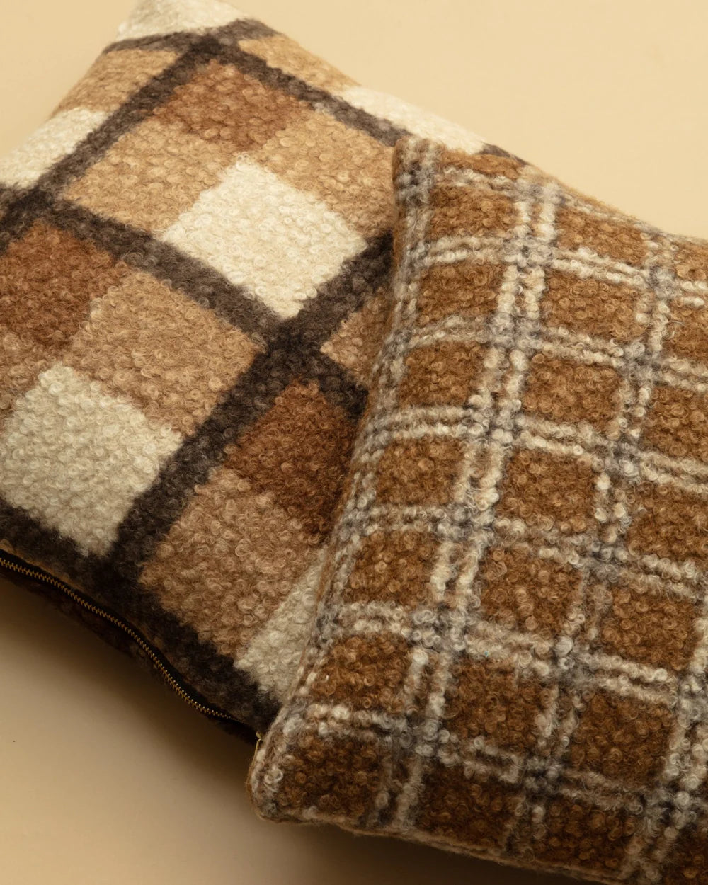 Sherpa Pillow Plaid