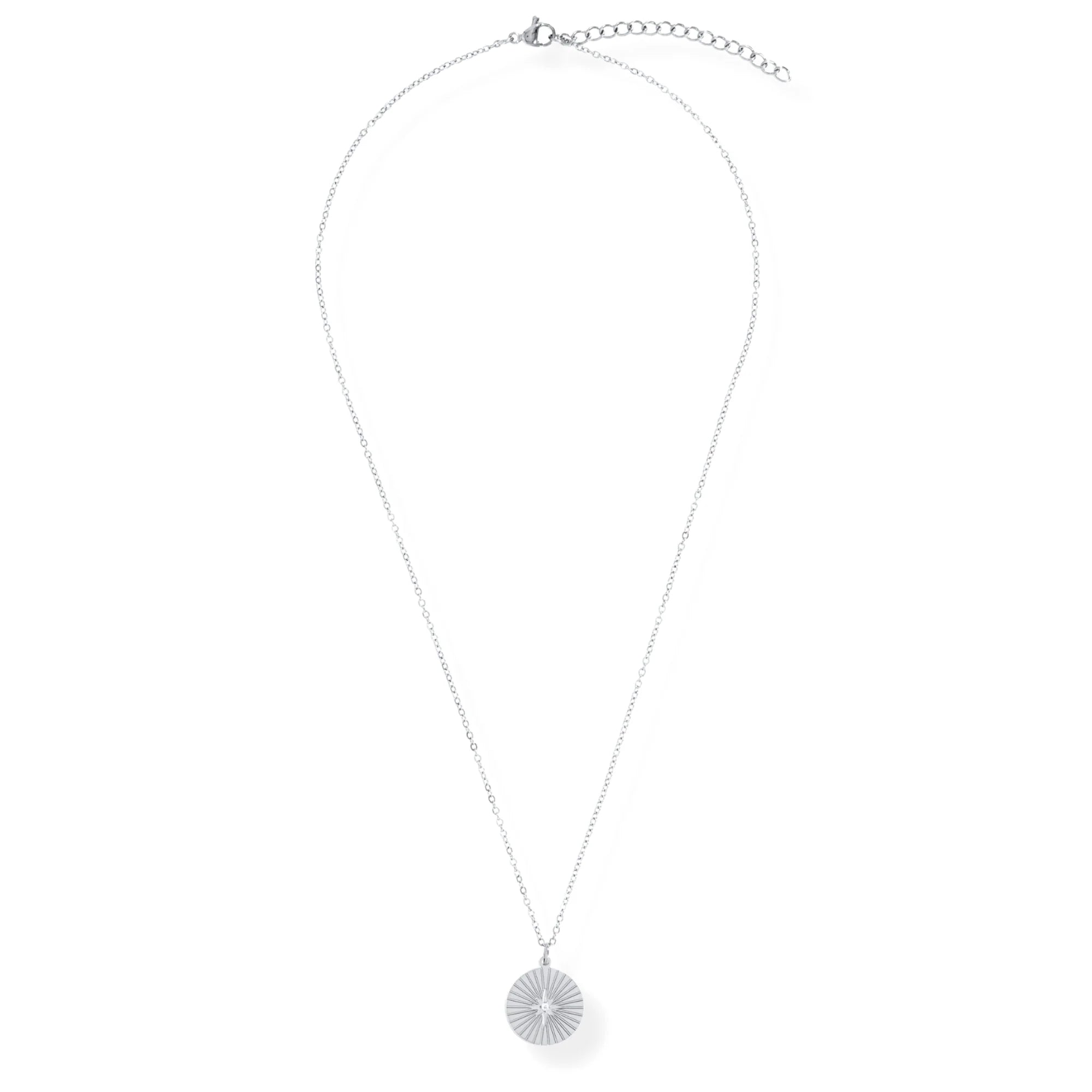Rue Sunburst Disc Necklace