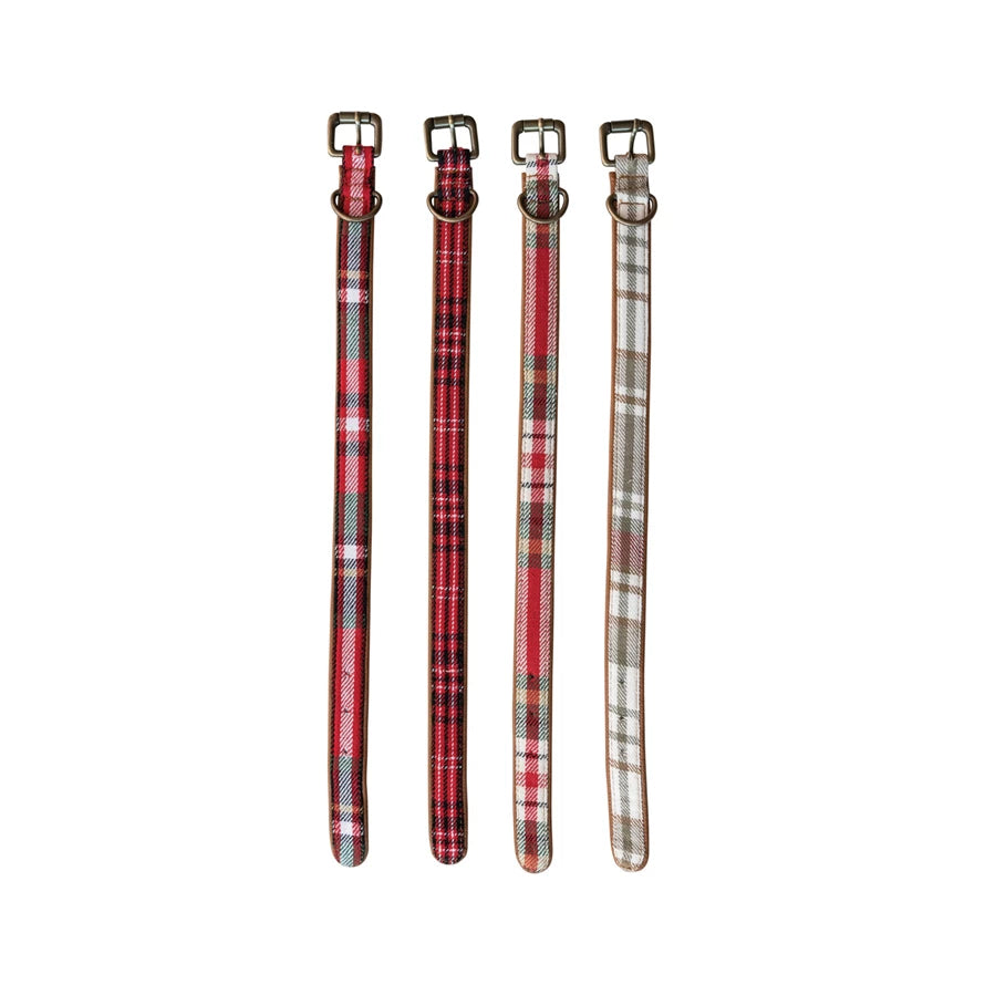 Plaid Dog Collar