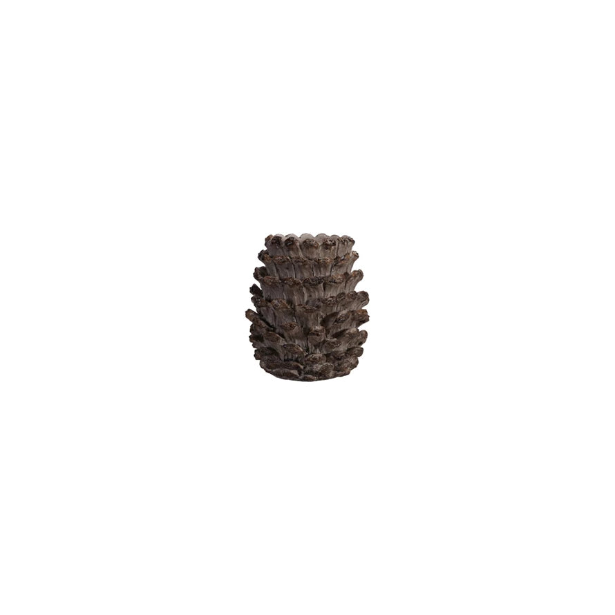 Pinecone Shaped Pillar Holder