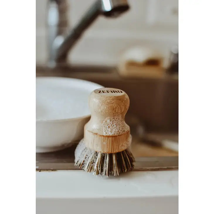 Bamboo Brush Scrubber