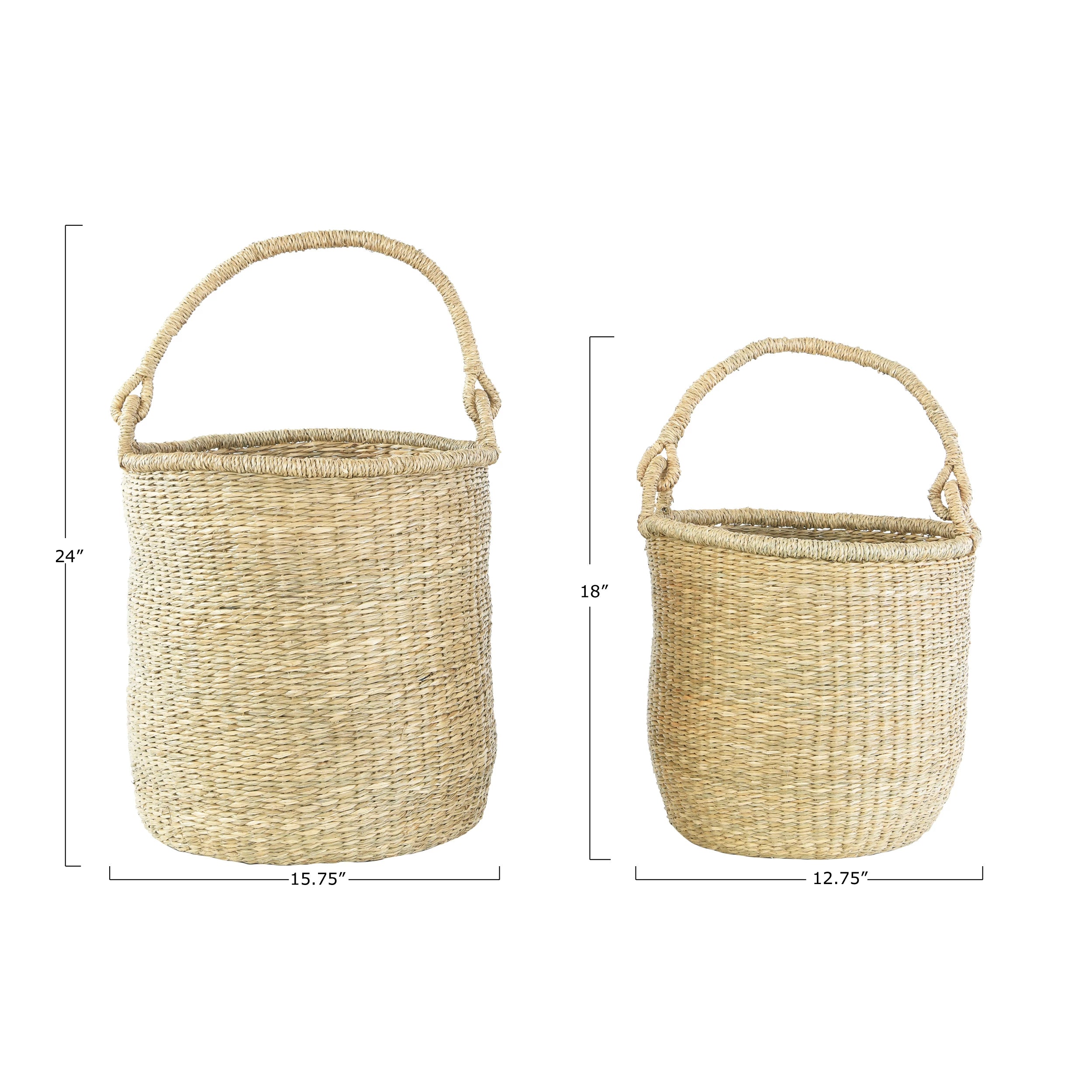 Hand Woven Seagrass Basket