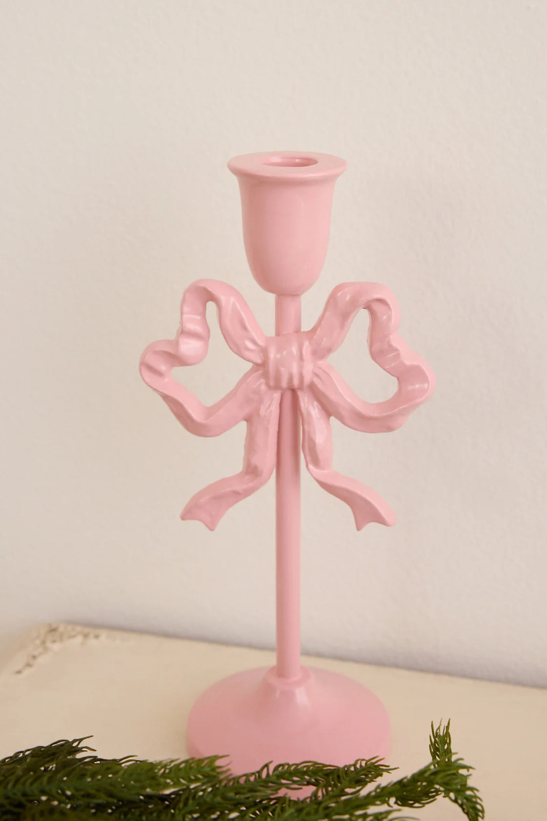 Cast Iron Bow Taper Holder