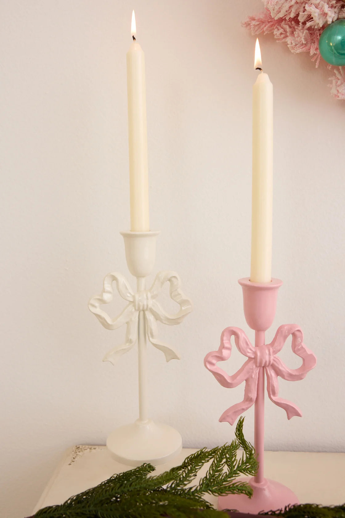 Cast Iron Bow Taper Holder