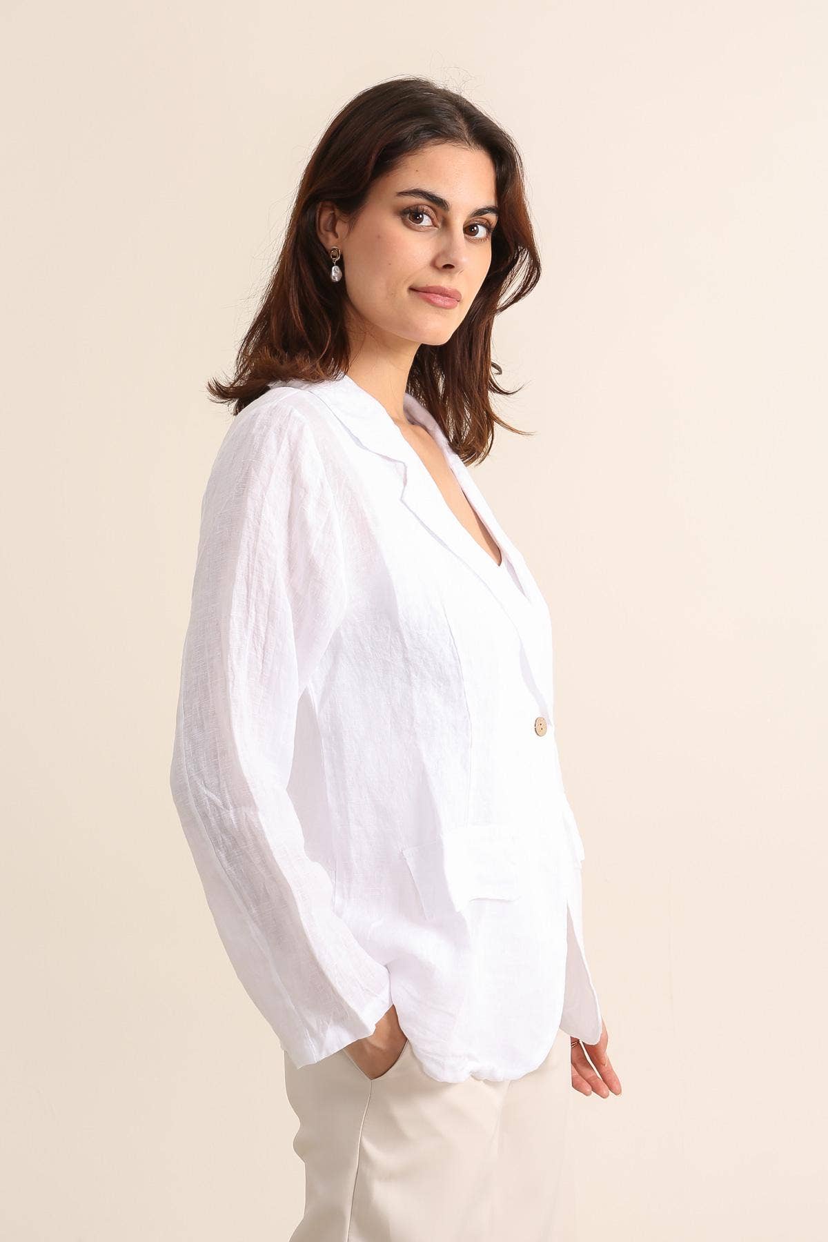 100% Linen Blazer