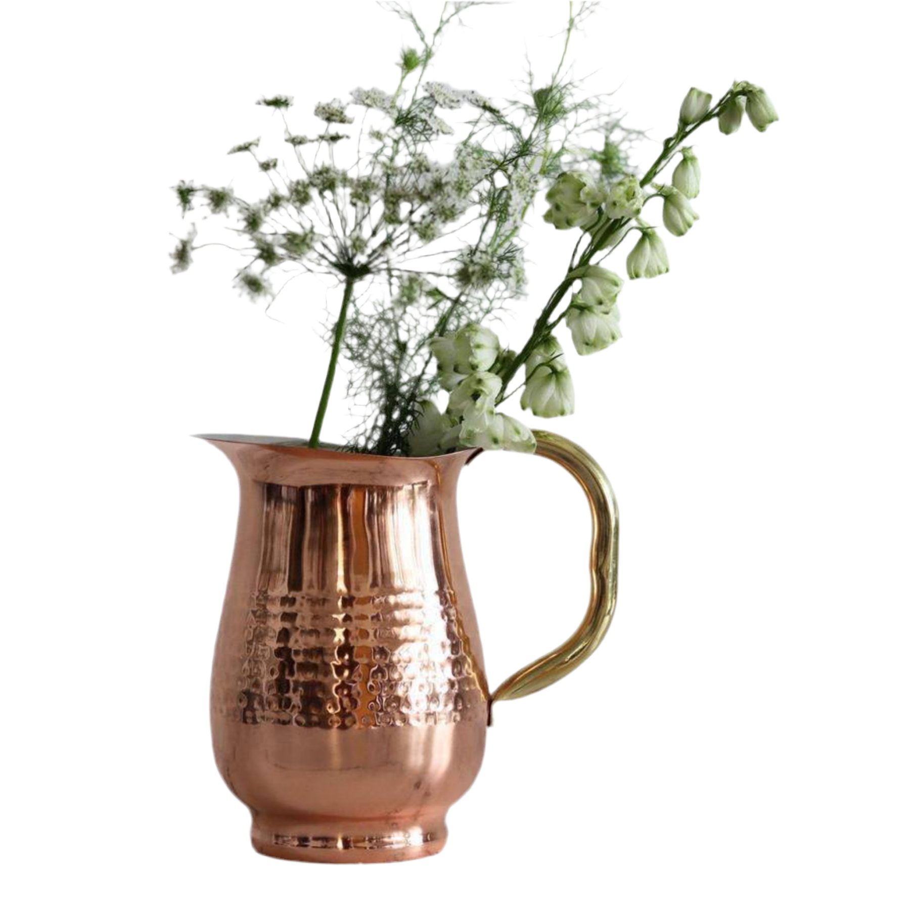 Hammered copper Stainless Steel Pitcher