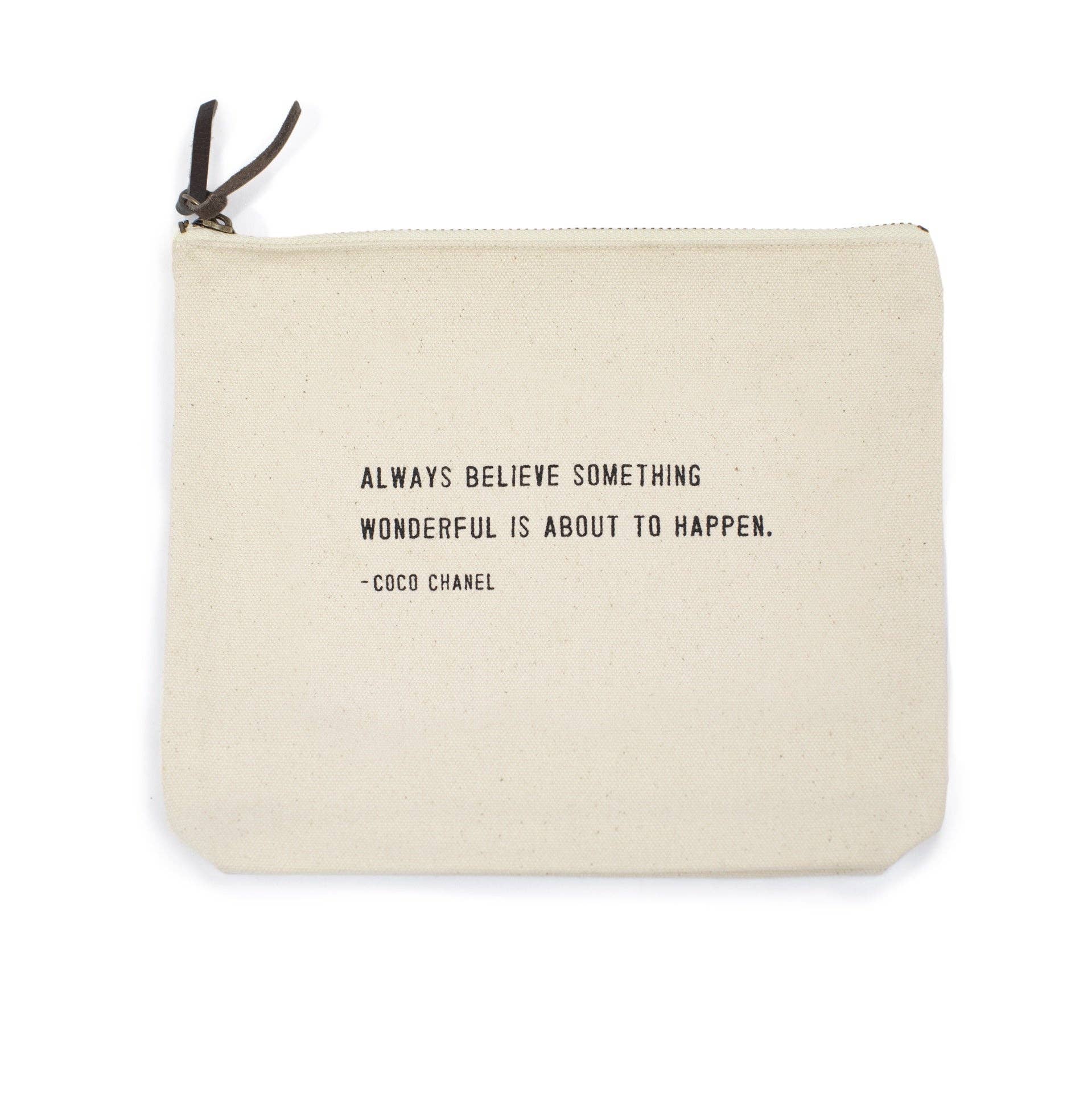 Canvas Zip Bag