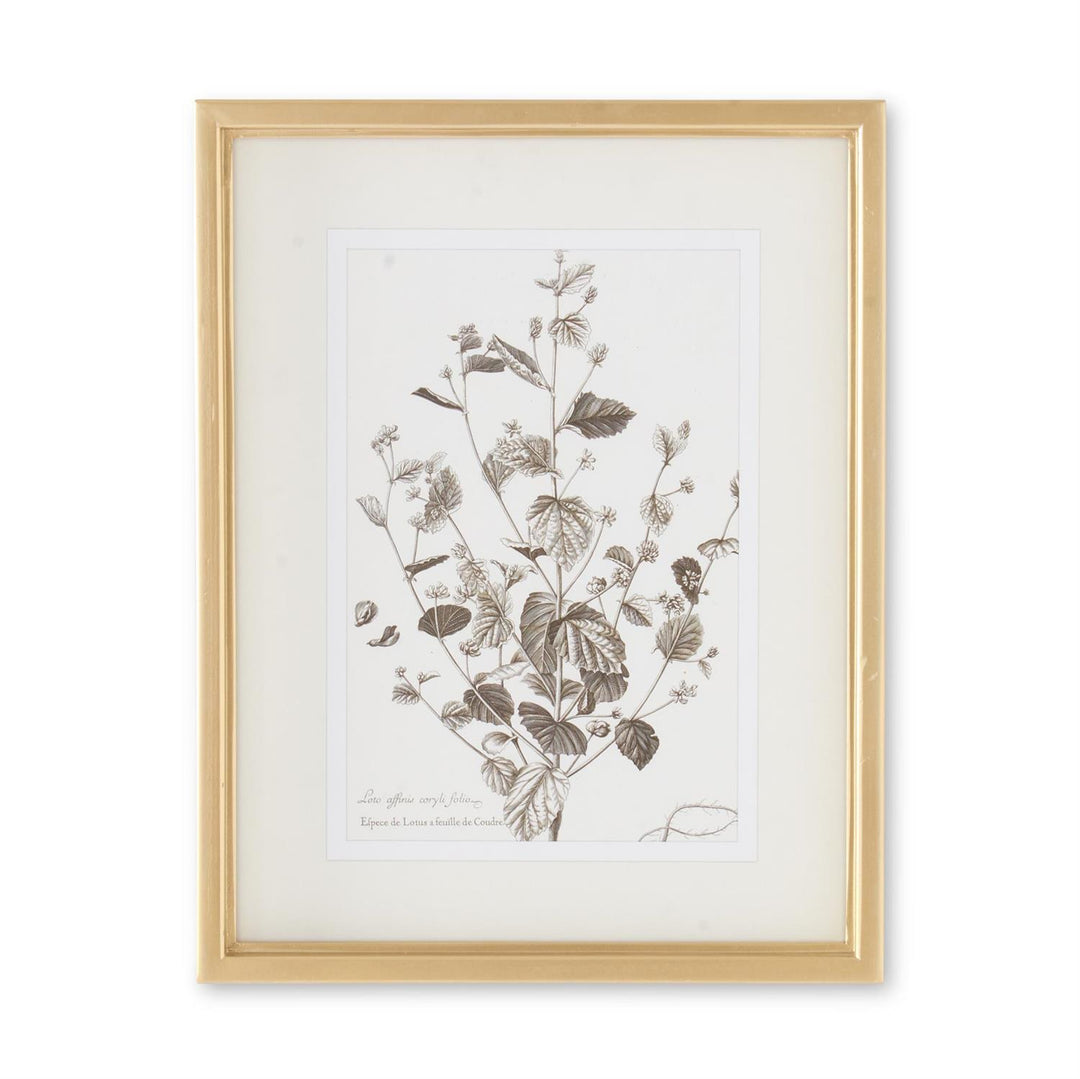 Gold Botanical Print