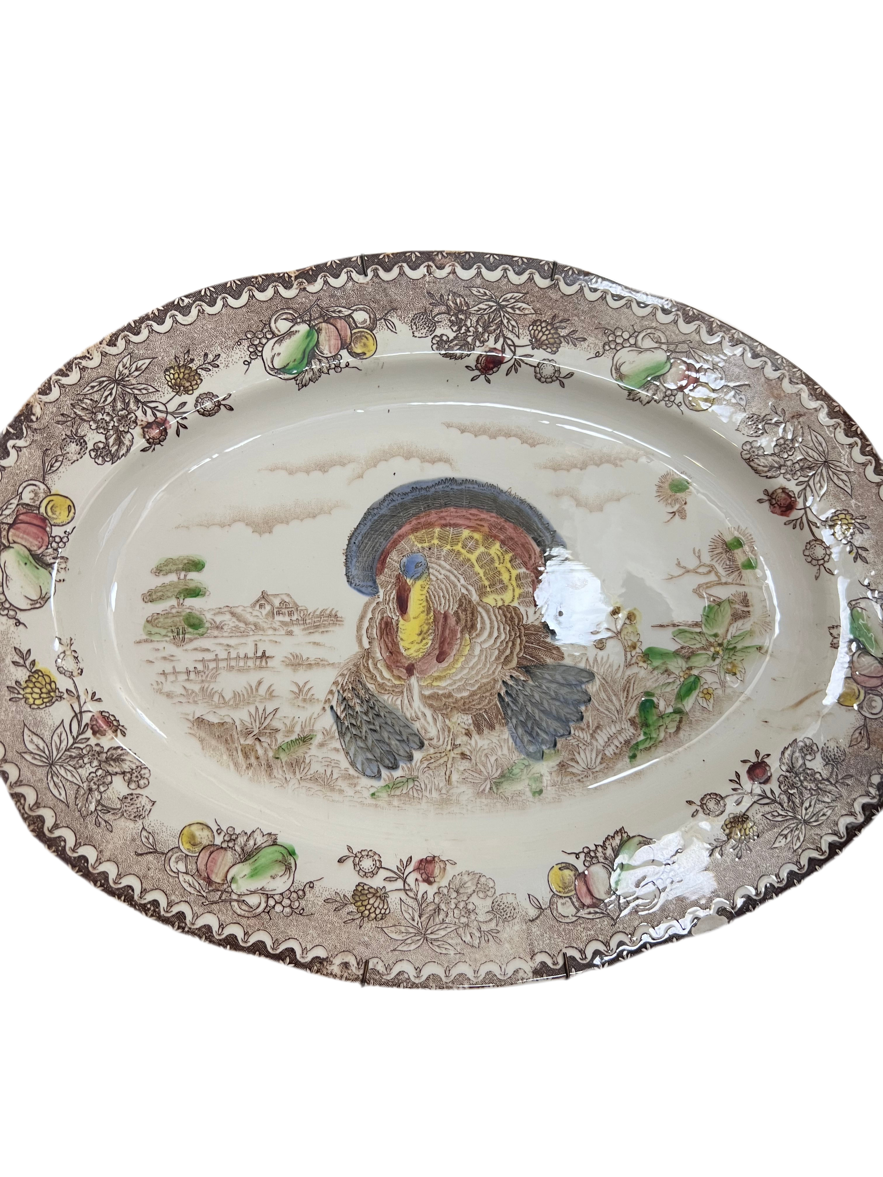 Vintage Turkey Transferware