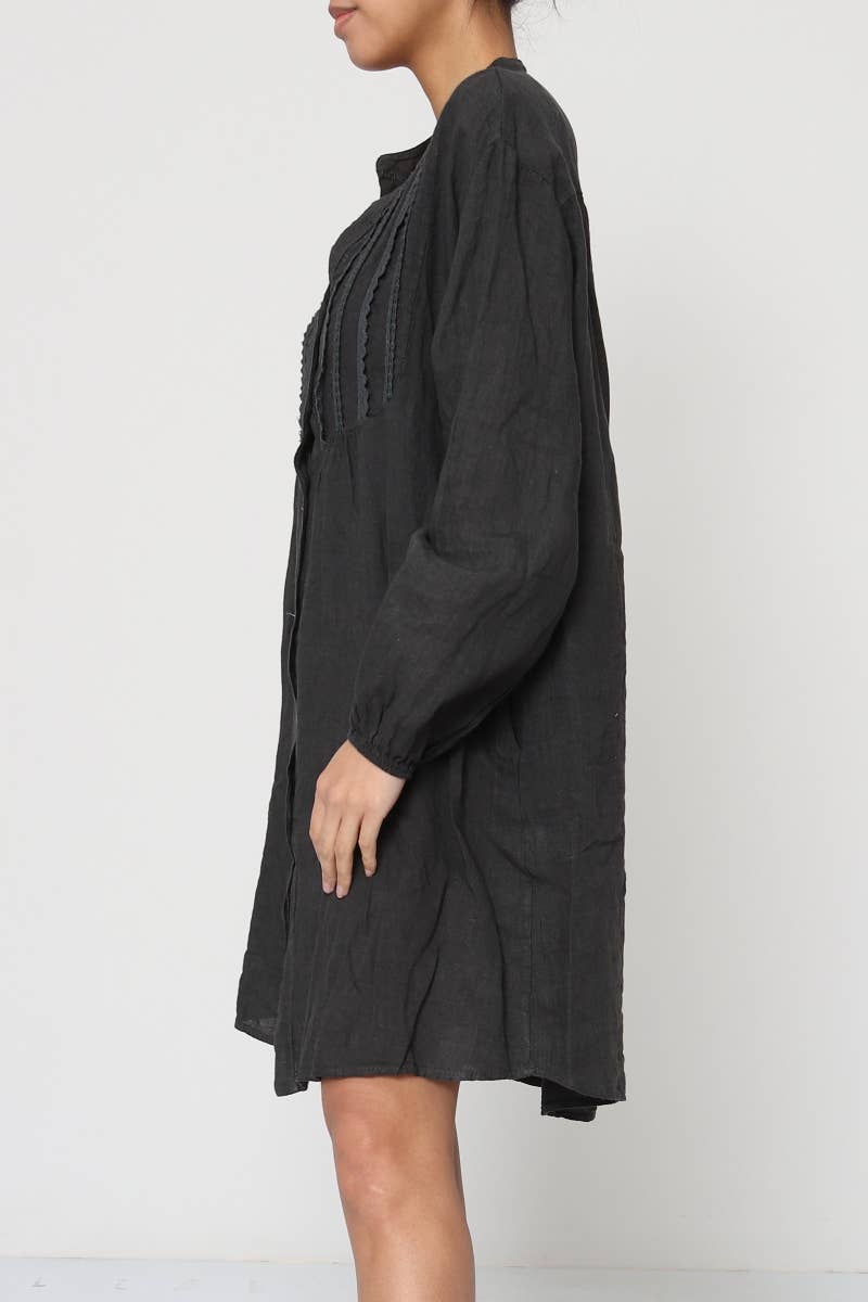 Linen Smock Dress