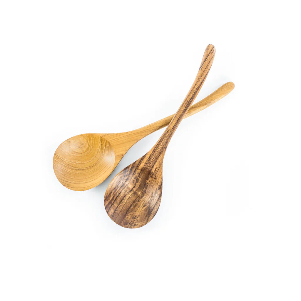 Hand-Carved Teak Wood Spoon