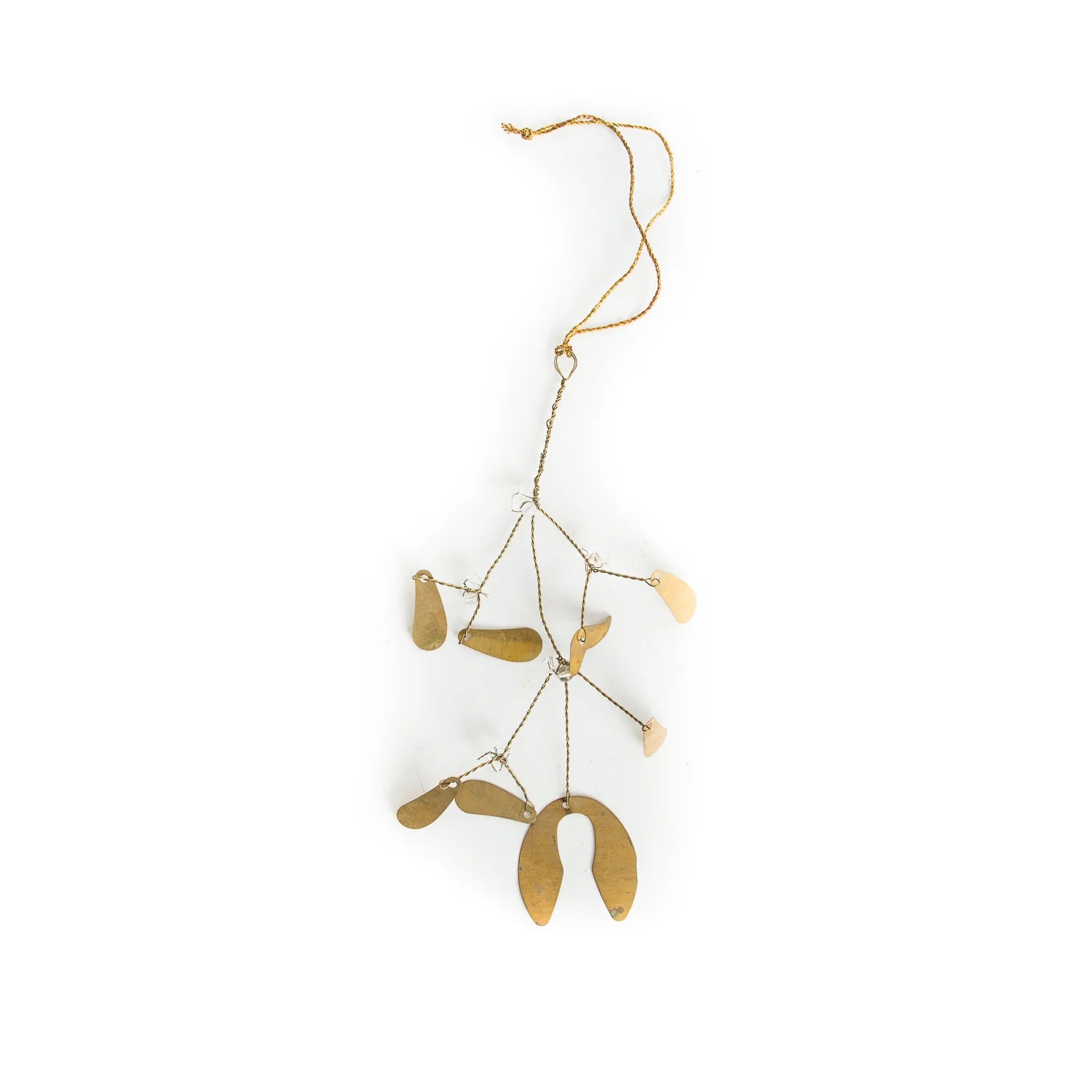 Brass Beaded mistletoe