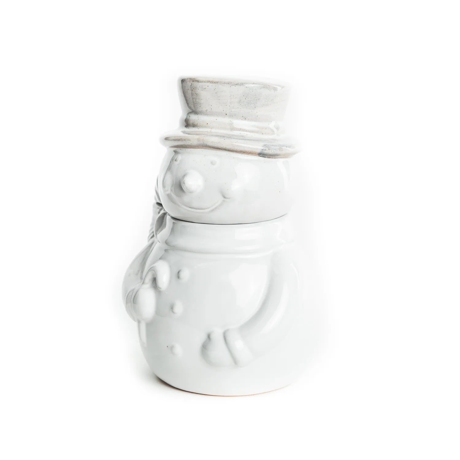 Snowman Shaped Cookie Jar