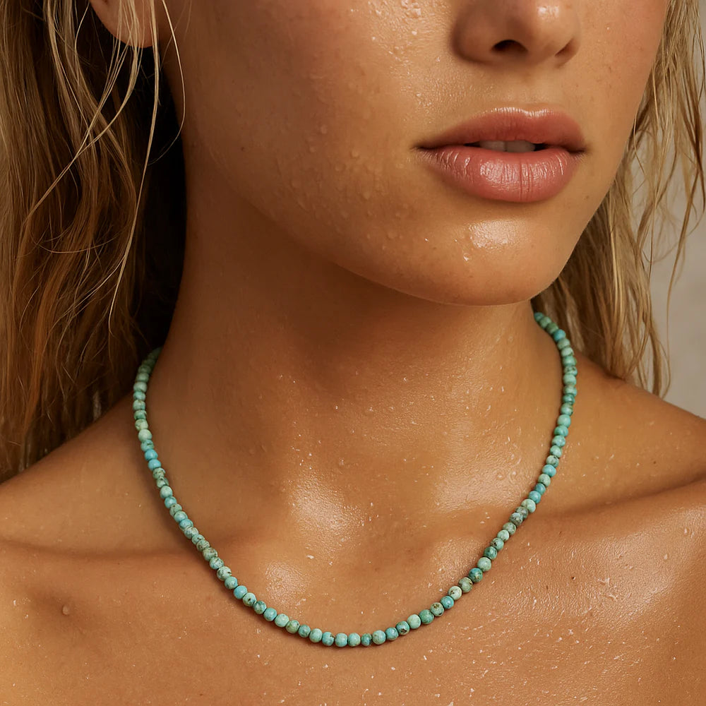 Sander Turquoise Beaded Necklace