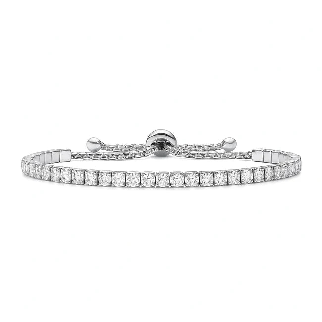 Jodie Tennis Bracelet - Silver