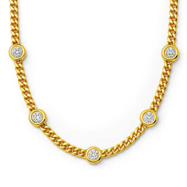 Ellery Bezel Chain Necklace