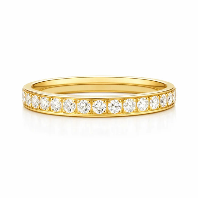 Velia Eternity Band Ring - Gold