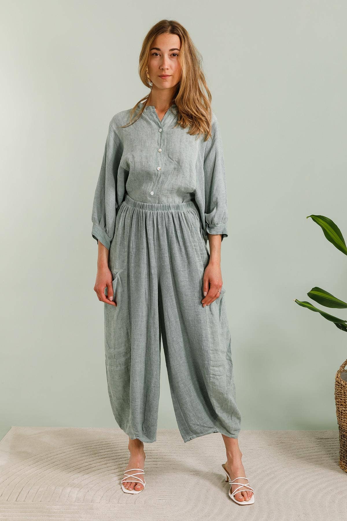 Lucia Linen Trousers