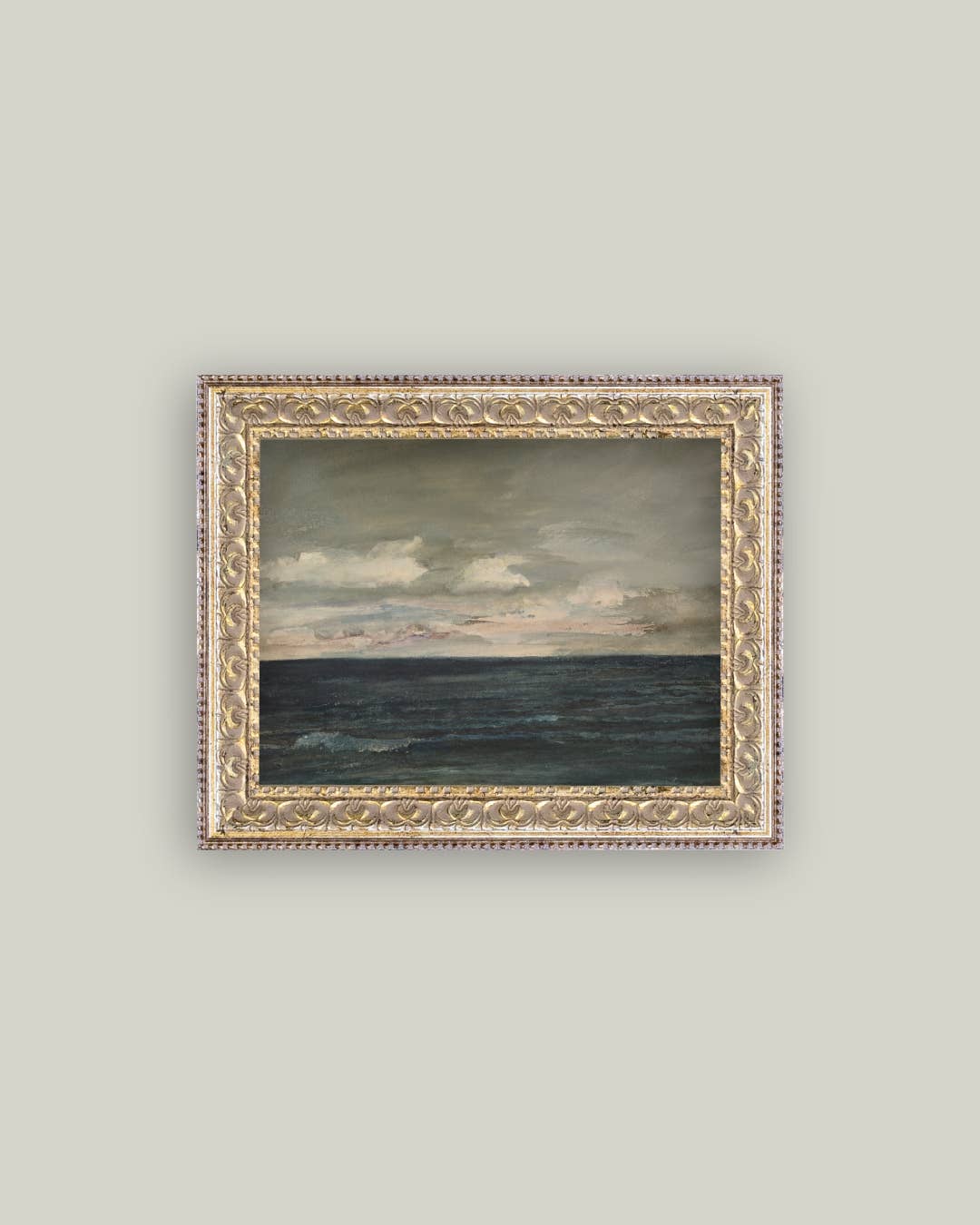 Ocean View Framed Antique Art