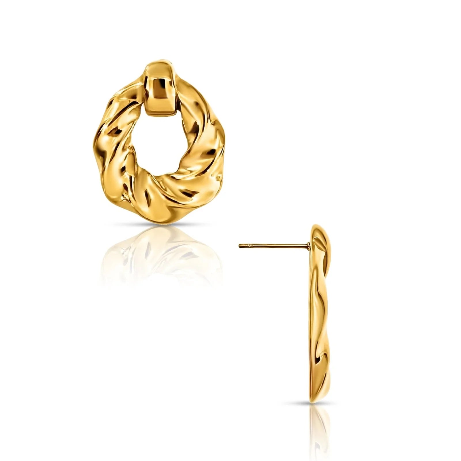 Colter Twist Knocker Earring